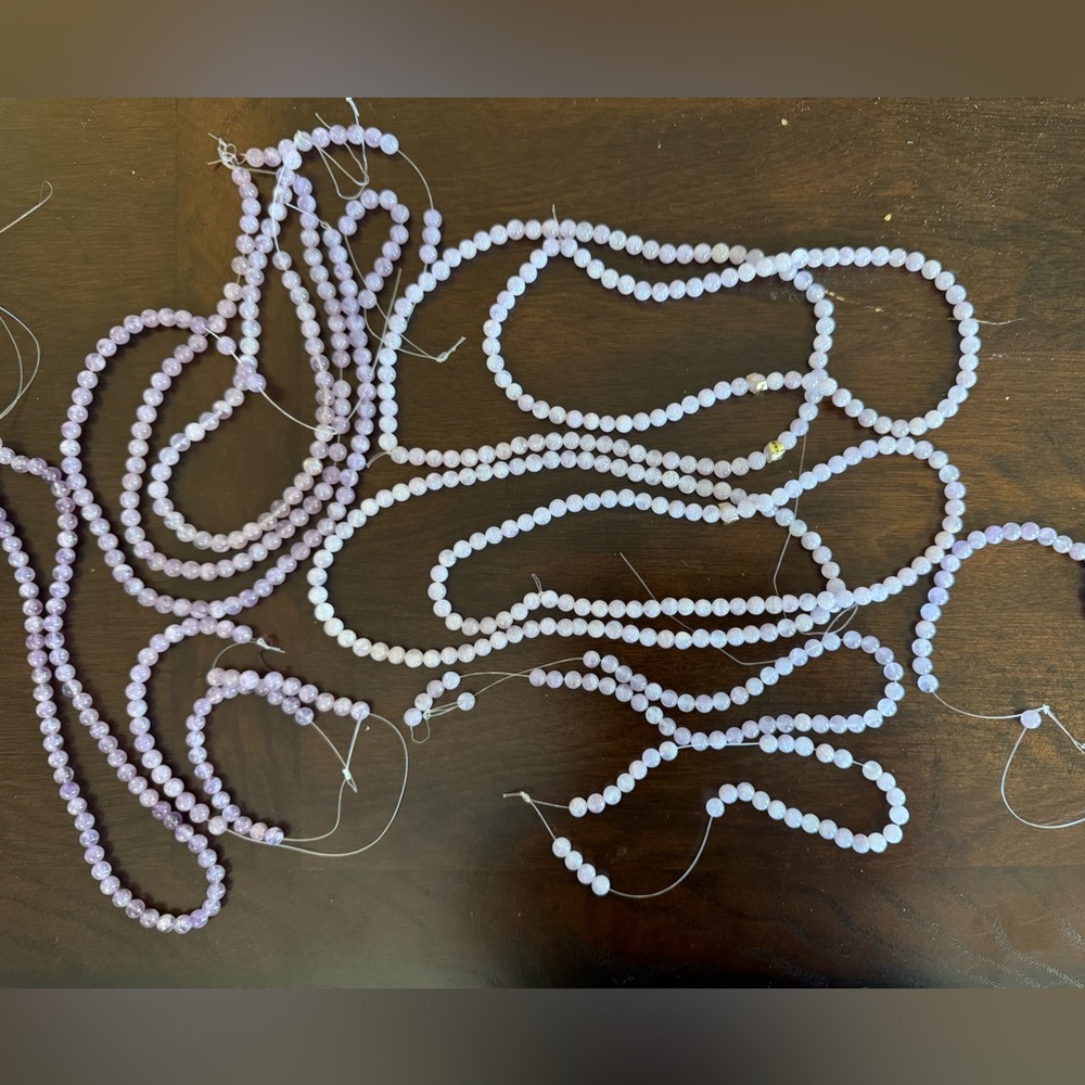 Lavender Beads - strands